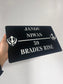 SIKH KHANDA PUNJABI HOUSE SIGN - 15 X 9