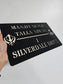 SIKH KHANDA PUNJABI HOUSE SIGN - 15 X 9