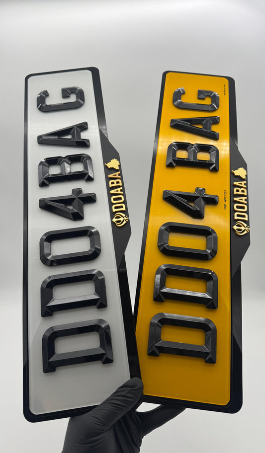 BEVEL ROAD LEGAL PLATES + LUXURY PLATE HOLDERS