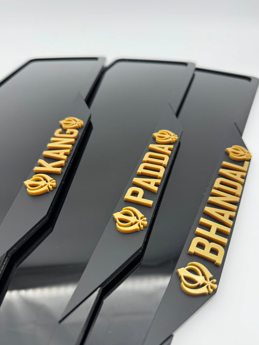 x2 Luxury Plate Holders
