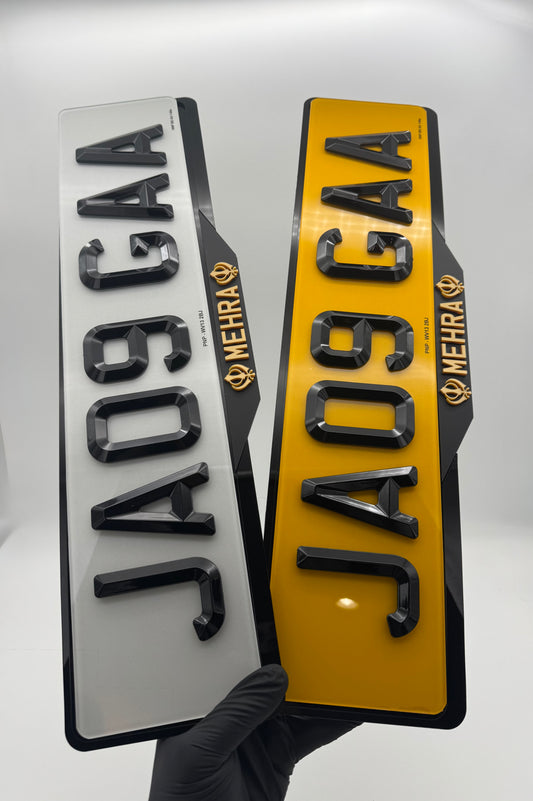 BEVEL ROAD LEGAL PLATES + LUXURY PLATE HOLDERS