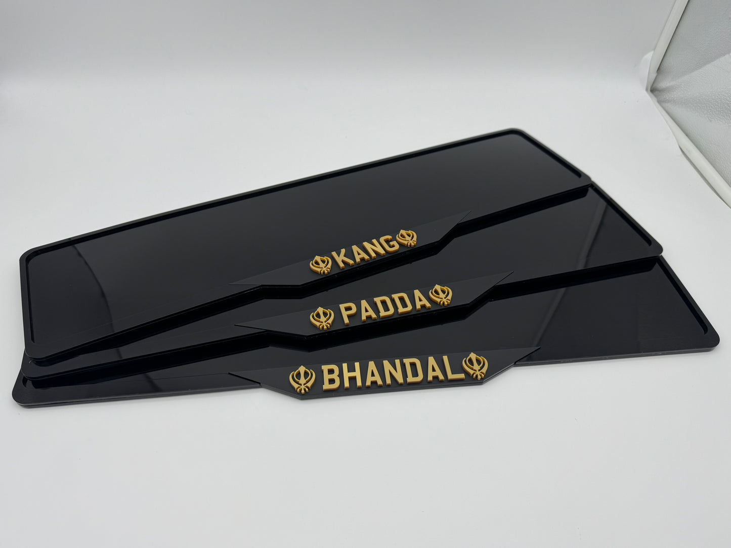 x2 Luxury Plate Holders