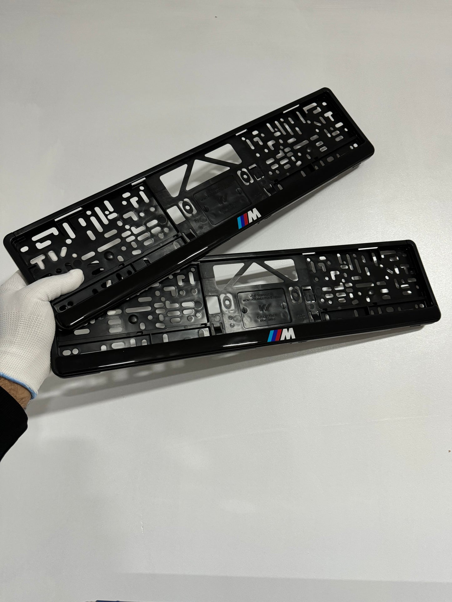 x2 BMW Car Number Plate Holders